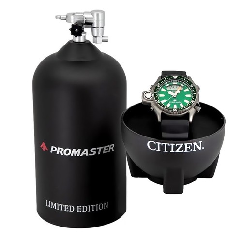 Orologio Citizen Aqualand I Edizione Limitata Verde 200mt Cinturino in Silicone - Picture 2 of 5