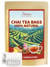 Chai Black Tea, Black Tea with Cinnamon, Ginger, Clove Star Anise, Mellow S...