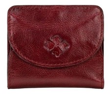 Patricia Nash CANELLI Small Wallet  Coin purse Leather OxBlood DESTRESSED