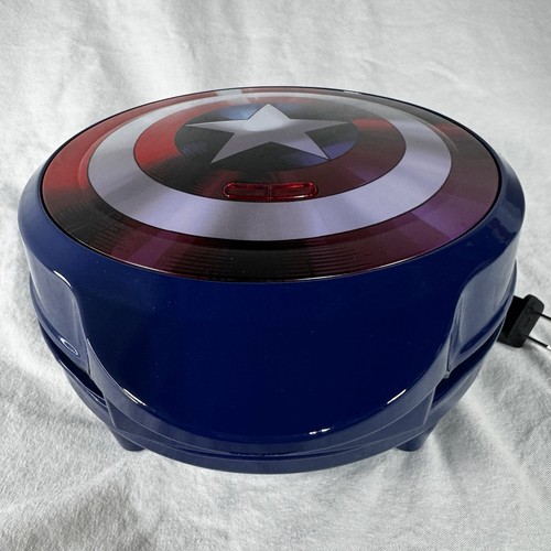Marvel Captain America Shield 7" Waffle Maker MVA-278 BOX DAMAGE SHIPS FAST! - Picture 5 of 14