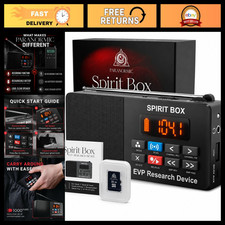 Ghost Hunting Spirit Box - Real-Time EVP Recorder, Paranormal Communication Tool