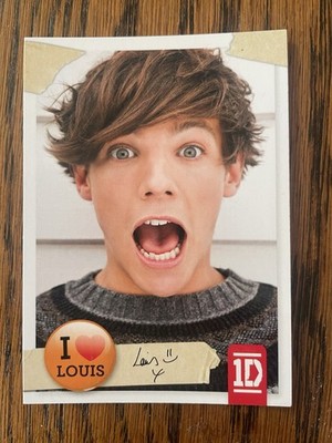 2013 Panini One Direction Louis Tomlinson Trading Card # 14 sehr guter Zustand