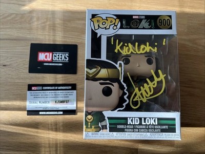 Marvel Kid Loki 900 signed by Jack Veal Funko Pop OVP Rare New COA SWAU