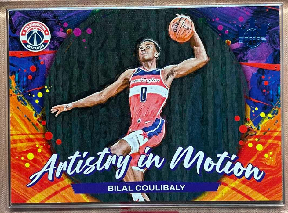 Bilal Coulibaly 2023-24 Panini Court Kings 31/99 Artistry In Motion Purple RC#24
