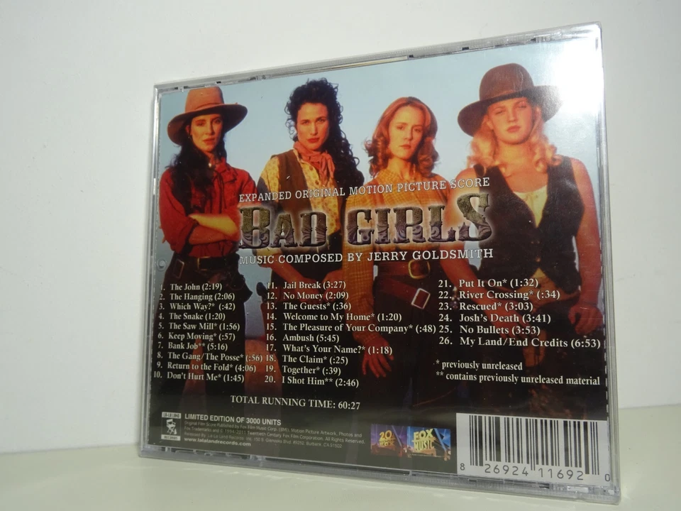 Jerry Goldsmith Soundtrack Bad Girls Complete Score Limitiert 3000 St La la Land - Bild 2 von 3