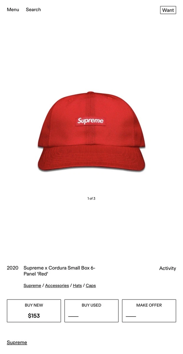 25+ Supreme Size S Red Hats for Men for sale | Updated Oct 2026