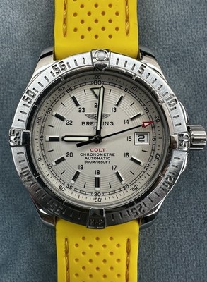 Breitling Colt A17380 Men s Watch Stainless Steel * Great Cond*
