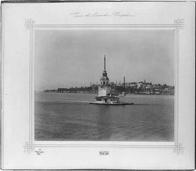Kiz Kulesi,Maiden's Tower,Bosporus,Turkey,Spires,1880-1893,Ali Riza Pasa,2