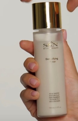 SKN Lyda Beauty Detoxifying Toner, Rose Water, Kaolin Clay For All Skin Types