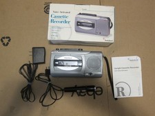 Radio Shack 123 cassette player recorder portable with box and manual bundle