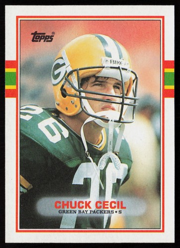 Chuck Cecil #380 1989 Topps card