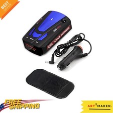 High-Performance Radar Detector with 360 Coverage Voice Alerts - Easy Install