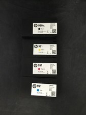Genuine HP 950 XL Black  951 Standard Cyan/Magenta/Yellow 4 Pack Expire 10-2026