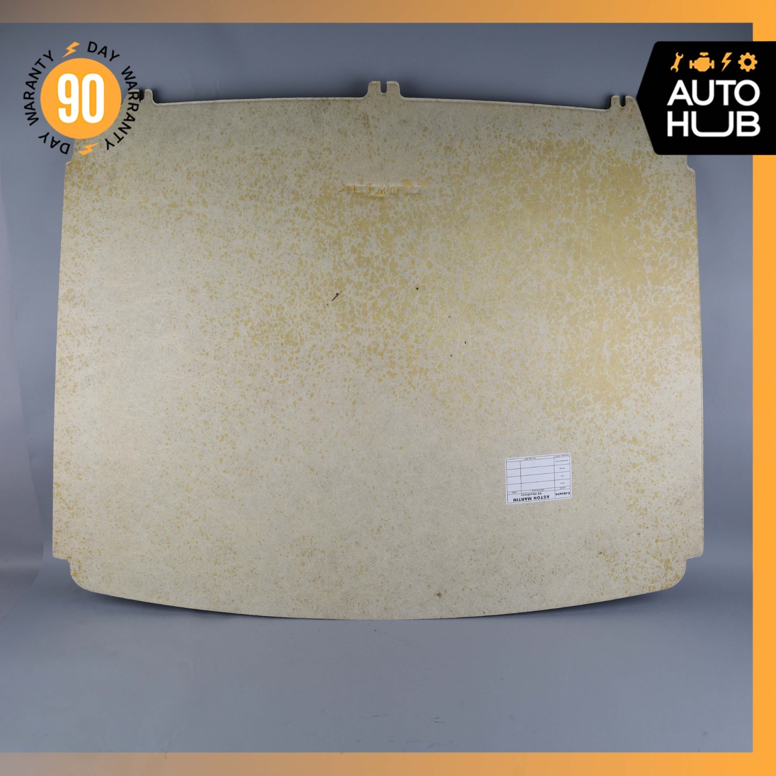 06-17 Aston Martin V8 Vantage Headliner Cover Roof Trim Suede Black OEM 26k