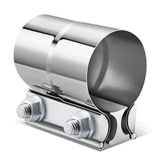  2.25 Inches Lap Joint Band Exhaust Muffler Seal Clamp Sleeve, 2.25 inch 1pc