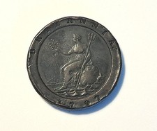 1797 Cartwheel Two 2 Penny Pence 2d - George III Copper Coin