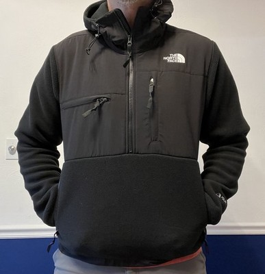 The North Face Denali Fleece Pullover Jacket (RARE) Men s Medium-Black
