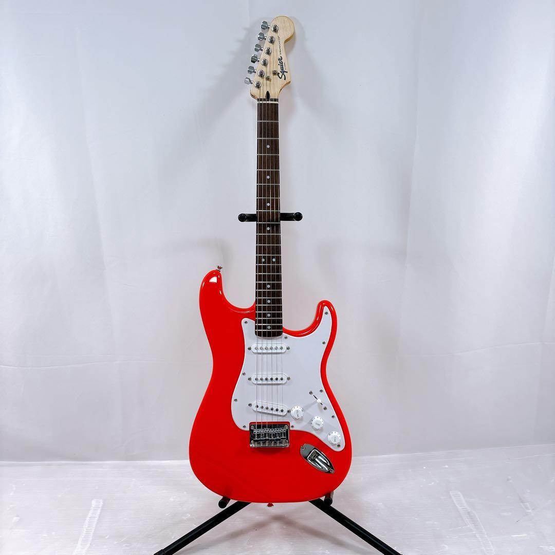 Squier Stratocaster in red Used from Japan | eBay