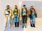 Lot of Four GI JOE Action Figures No Accessories Included Hasbro