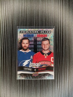 2022-23 Upper Deck MVP Hockey EI-10 Encounters On Ice Hedman / Barkov