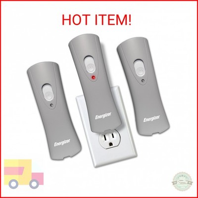 Energizer Auto-On LED Flashlights Rechargeable (3-Pack) for Home Power Failure,