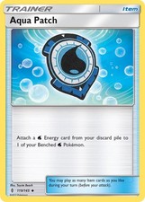 Aqua Patch (119/145) Reverse Holofoil Uncommon NM SM02 SM - Guardians Rising ...