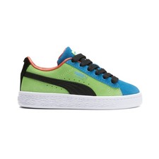 PUMA Suede Water Fight Lace Up Toddler Boys Blue, Green Sneakers Casual Shoes 3