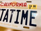 BACK TO THE FUTURE License Plate, Delorean OUTATIME (Embossed) — photo 6