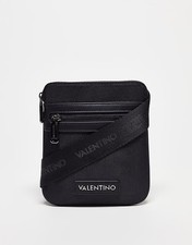 Valentino Designer Men's Marnier Crossbody Bag - Black - RRP £89