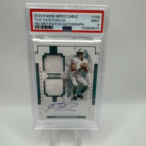 2020 Panini Impeccable - Elegance Rookie Autos Tua Tagovailoa #102 /75