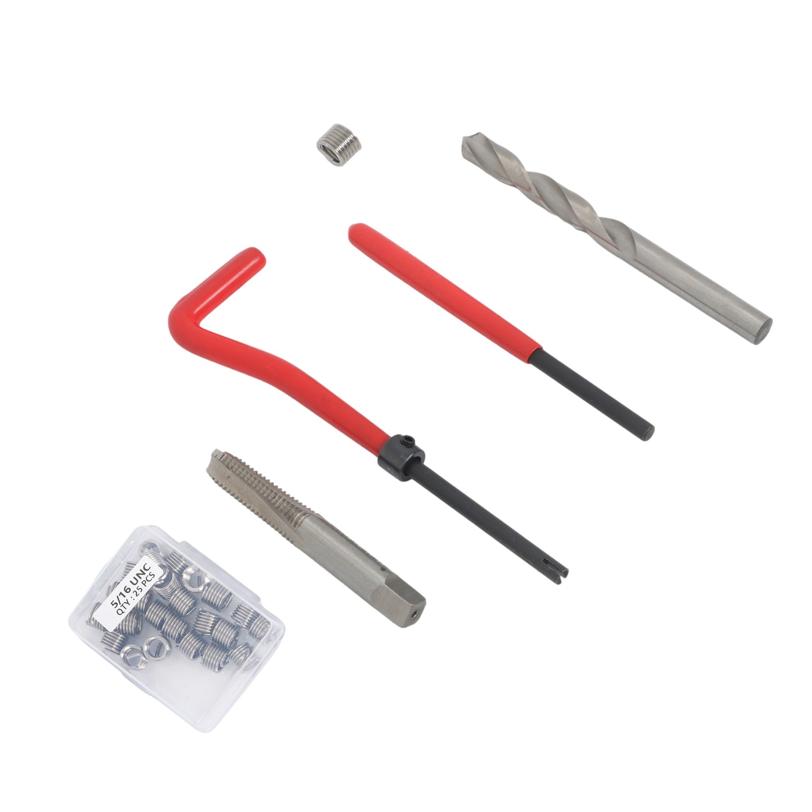 261 Pieces Thread Repair Kit Helicoil Repair Tools Kit Imperial & Metric New