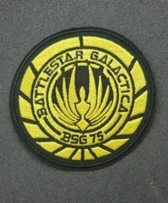 Battlestar Galactica BSG-75 Patch 4  inches tall