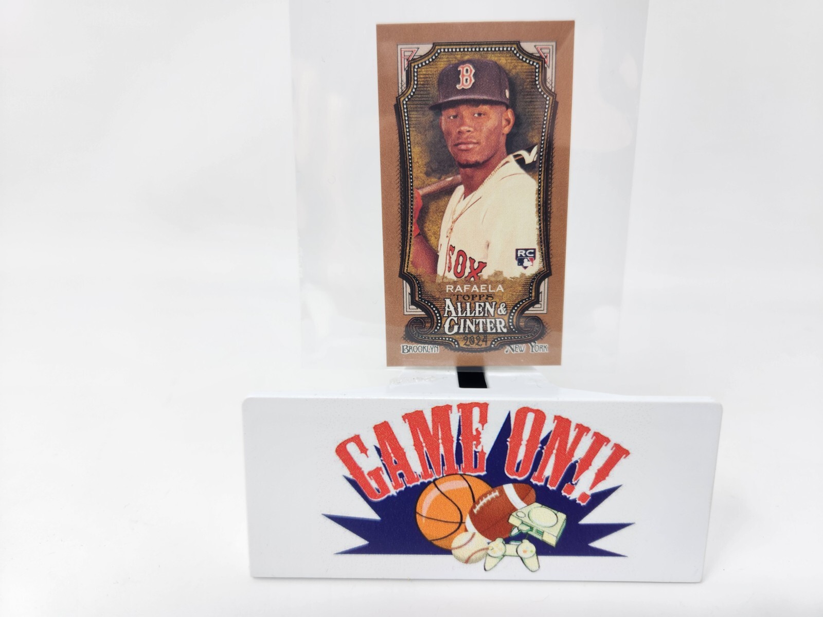 2024 Topps Allen & Ginter Ceddanne Rafaela RC Rookie #77 Gold Border Mini