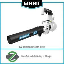 HART 40V 550 CFM 125 MPH Cordless Brushless Blower (Battery/Charge Not Included)