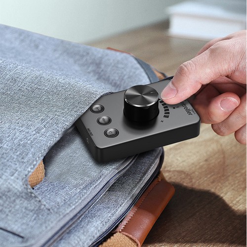 USB Audio Volume Controller Knob Audio Adjuster Video PC Computer Speaker Switch - Picture 9 of 14