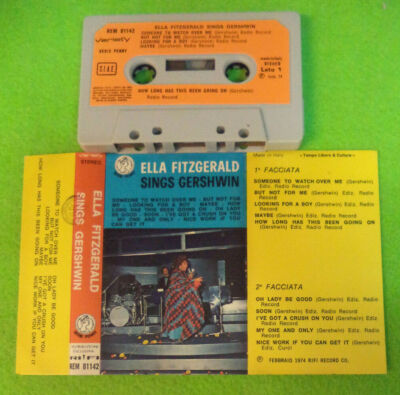 MC ELLA FITZGERALD Sings gershwin 1974 italy VARIETY REM 81142 no cd lp vhs