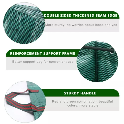 4x 272 Liter Gartensack Set Laubsack Rasensack Gartenabfallsack Gartentasche XXL - Bild 5 von 16