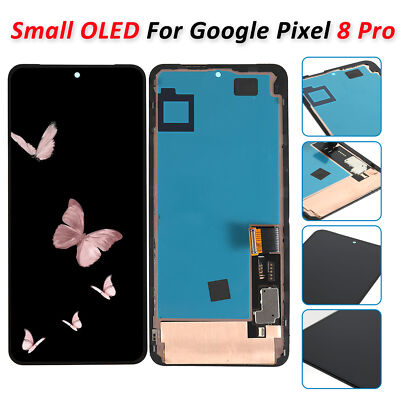 Small OLED For Google Pixel 8 Pro LCD Display Screen Replacement Digitizer+Frame
