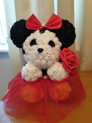 Mickey minnie mouse rose teddy bear 