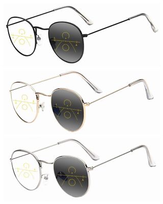 Near Far Multifocal Progressive Varifocal Transition Photochromic Reading Glass