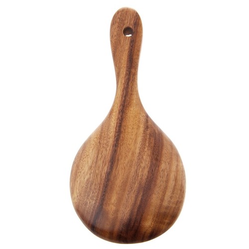 Wooden Rice Paddle Large Wooden Spoon Skimmer Kitchen Utensils for Cooking - Picture 6 of 8