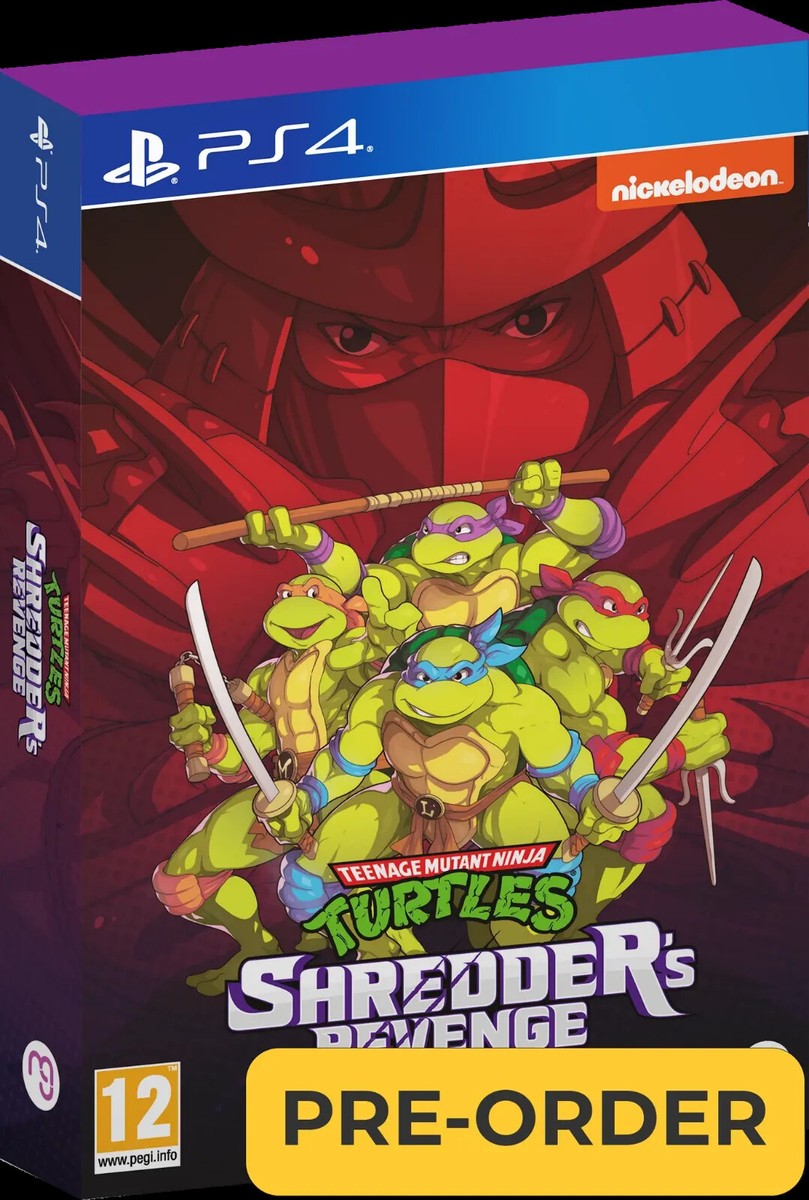 Teenage Mutant Ninja Turtles SHREDDER'S REVENGE Japan Special Edition PS4 NEW(EN FR DE ES IT PT