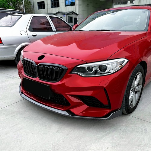 For BMW 2 Series F87 M2 Coupe 2016-21 2019 Front Bumper Spoiler Splitter Lip Kit - Picture 8 of 11