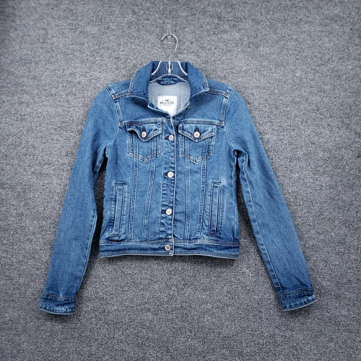 Hollister crop denim jacket - Gem