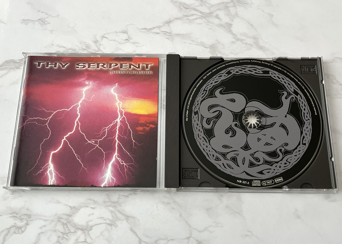 Thy Serpent Christcrusher CD ORIGINAL GERMANY IMPORT! 1998
