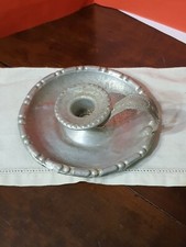 Porta candele BUGIA in alluminio vintage originale diametro 14