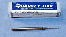 Harvey Tool Carbide drill 0.035" Dia. x 0.472" LOF 3 Flute Aluminum Application