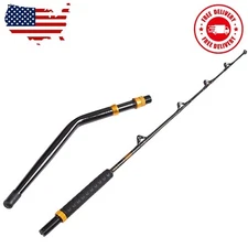 Bent Butt Fishing Rod 2-Piece Saltwater Offshore Trolling 5'-Bent