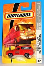Matchbox 2009 City Action 47 Ford F-100 Panel Delivery Red Auto Parts Delivery