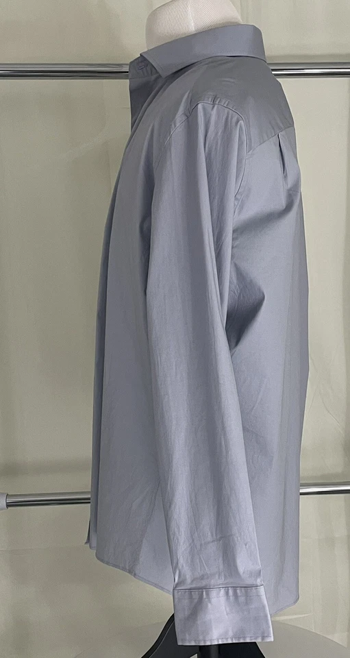 Camisa para hombre Ben Sherman azul a rayas manga larga abotonada 17-17,5 34/35 Foto 3 de 4